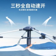 Khemah Besar Teduhan Pantai Automatik Kelabu Awan Terbuka Pantas dengan Dua Pintu dan Dua Tingkap Lu