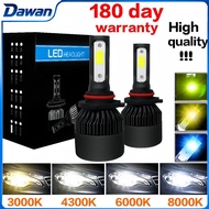 1 Pair LED Car Headlight 8000LM Auto LED Headlight H1 H3 H4 H7 H11 9004 9005 9006 9007 6000K 8000K