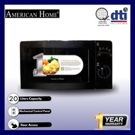 American Home AMW-22 BLACK Microwave Oven 20l