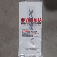 New Nmax Embossed Silver body Logo Sticker Emblem YAMAHA B6H-F173B-00Original