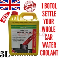 HUNTING'S Cold Stream Super Long Life Radiator Coolant UK Original (Red) 5L - Ready to use for 1 car