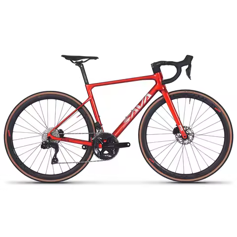 SAVA full carbon fiber road bike ultra-light 7.8kg electronic shifting bike 24-speed T1000 frame wit