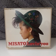 K23-78 2CD TERPAKAI [ MISATO WATANABE - LOVIN' YOU ] USED 2CD K23-78