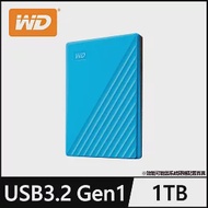 WD My Passport 1TB 2.5吋行動硬碟- 藍