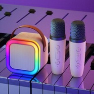 Wireless Karaoke Speaker With Microphone,Portable Mini Lamp Sound Box,Includes Microphone,Suitable F