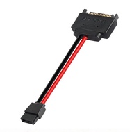 SATA 15Pin Male To 6Pin SATA Cable SATA 15 Pin To 6 Pin Power Adapter Cable For Notebook CDROM 6Pin 