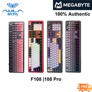 AULA F108 & F108 Pro | Mechanical Keyboard | Wireless/Bluetooth/Wired | Multi-Function Display | Gas