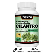 Cilantro - 800 mg 120 Capsules - Vegan Cilantro Supplement Rich in Antioxidants Natural Cleansing an