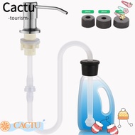 CACTU Soap Dispenser No-spill Bathroom Water Pump Detergent Stainless Steel Lotion Dispenser