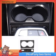 [In Stock]2 Piece Center Control Cup Holder Cover Trim Decoration Sticker ABS Car Accessories for   