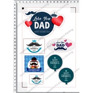 Fathers Day Cake Topper 001