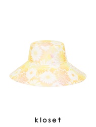 KLOSET Tie Dye Sunshine Bucket Hat (RS23-ACC010) หมวกปีกรอบลายดอกไม้สีพาสเทล