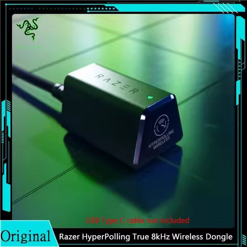 Original Razer HyperPolling True 8KHz Wireless Dongle Compatible Cobra Pro Viper V2 Pro DeathAdder V