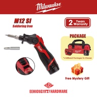EEHIONG1977 MILWAUKEE M12 SI Soldering Iron M12SI SOLO SI-0 M12SI-0 B2 Battery C12C Charger MCB-M12 Contractor Bag SET SI-201B M12SI-201B SI-202B M12SI-202B