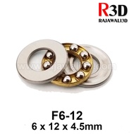 Ball Bearing F6-12 6x12x4.5 Thrust Plane