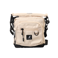 KANGOL Shoulder Bag กระเป๋าถือและสะพายข้าง ตกแต่งโลโก้ kangol  สีขาว  ดำ 64558705
