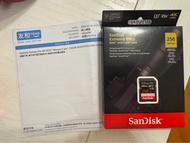 全新未開 SanDisk Extreme Pro 256GB SDXC Memory Card