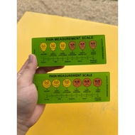 Pain Score Ruler Scale (Wong Baker) with Basic ECG