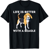 Life Is Better With A Beagle - Beagle Dog Lover Pet Owner T-Shirt