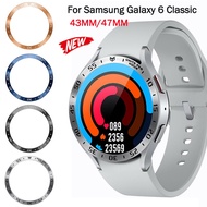 Bezel Ring Cover compatible for Samsung Galaxy Watch 6 Classic 43MM 47MM Stainless Steel Metal Frame