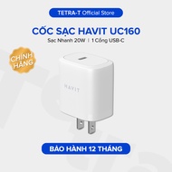 Havit UC160 Quick Charge Cup, Type C Power Delivery 20W Port - Genuine Product