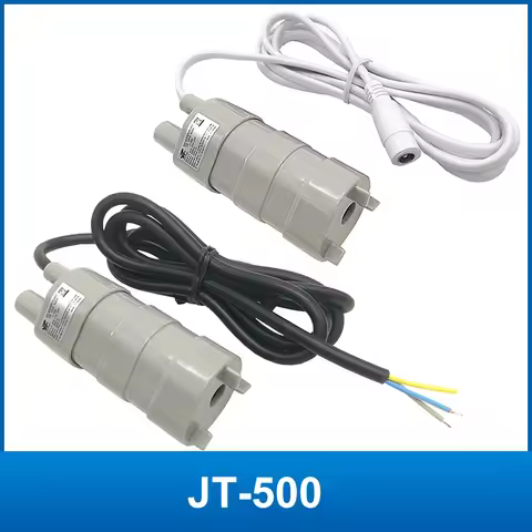 JT500 12V 24V DC Water Pump 600L/H High Pressure Solar Aquarium Three Core Micro Electric Submersibl