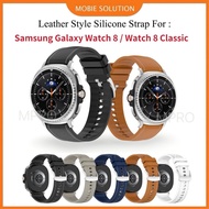 Strap For Samsung Galaxy Watch 8 , Watch 8 Classic Leather Styles Silicone Watch Strap