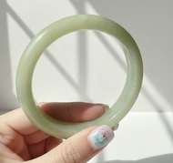 果綠翡翠手鐲 | 18.5圍 | 天然緬甸玉翡翠A貨 | 送禮