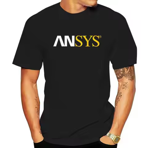 MAN T-SHIRT summer Ansys Engineering Simulation Software T Shirt brand men t-shirts male fashion Cas