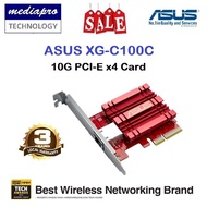 ASUS XG-C100C 10G Base-T PCIe Network Adapter, Compatibility of 5/2.5/1G & 100Mbps - 3 Year Local As
