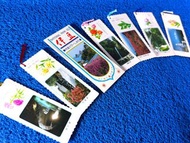 「昭和年代《伊豆國立公園》特選彩色書籤套裝—海景與花田復古文具」