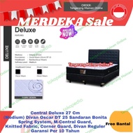 Central Deluxe 90x200 Set Kasur Spring Bed Sandaran Bonita