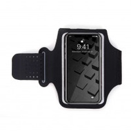 6寸輕薄透氣運動手機臂袋 | 跑步專用防汗臂包 - 黑色