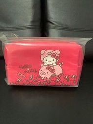 HELLO KITTY 7-11豬年化妝包 紅色小蘋果