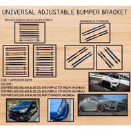 Universal Adjustable Bumper Diffuser Rod Bracket Splitter Rob 10CM/ 15CM/ 20CM