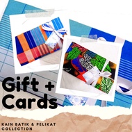 SET HADIAH GIFT KAIN SIAP JAHIT PELIKAT KAIN BATIK GURU, PERPISAHAN, BERPANTANG BERKHATAN