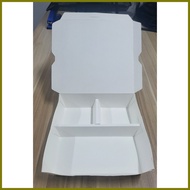 ▗ ❆ ➠ Spaghetti Box / LB-1 /LB-2/ LB-3 / Paper White Laminated Meal Box Meal (25pcs per pack)
