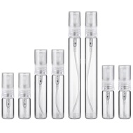 8PCS 10ml 5ml 3ml 2ml Refillable Mini Portable Perfume Bottle Empty Transparent Glass Sample Perfume