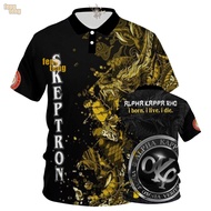 skeptron international Japan council - I BORN,I LIVE,I DIE,ALPHA KAPPA RHO 51st anniversary 3d polo 