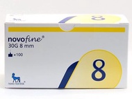 Novofine 30G 8mm 諾和諾德 胰島素注射針頭 100支 (2025-2)