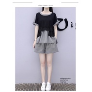 Tk7820-SET CARROT STRIPED SET