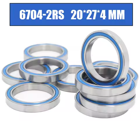 6704RS Bearing 10PCS 20x27x4 mm ABEC-3 Hobby Electric RC Car Truck 6704 RS 2RS Ball Bearings 6704-2R