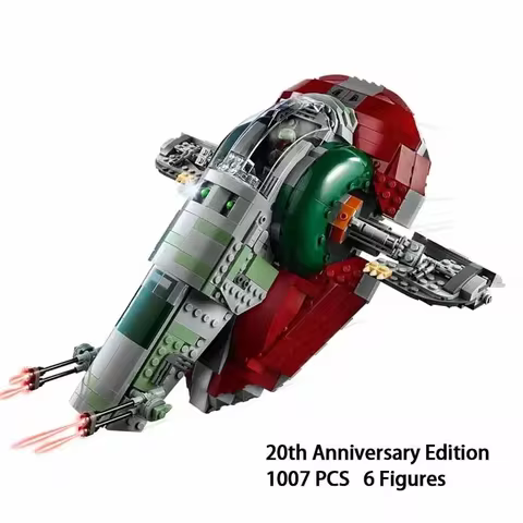 1007pcs compatible with 75243 20th Anniversary Edition building block toys, children's birthday gift