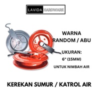 WELL WINCH WELL PULLEY WATER COR WASTE 6 INCH 15 CM