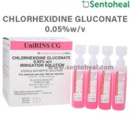 [Unirins] Chlorhexidine Gluconate 0.05% w/v Irrigation Solution 25ml x 20s
