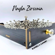 [Crown Bride] Zirconia Crown Rhinestone | Crown Tunang | Crown Nikah | Crown Kahwin