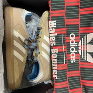 Adidas Originals x Wales Bonner Nylon Samba 聯名款 卡其色/米色/天空藍/焦糖底IH3261