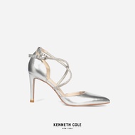 KENNETH COLE รองเท้าส้นสูงผู้หญิงรุ่น ADELE ANKLE HEELS Silver สีเงิน ( HEL - KF85212LE-040 )