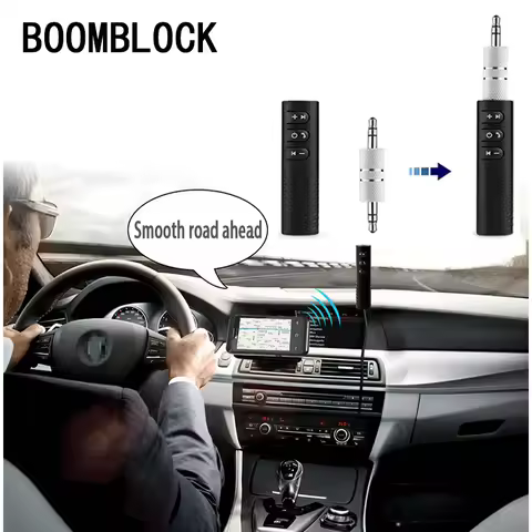 Car Bluetooth AUX 3.5mm Jack Bluetooth Receiver for BMW E39 E90 E60 E36 F30 F10 E34 E30 Mini Cooper 