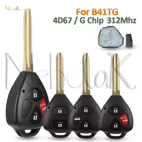 Remote Car Key 2854A-B41TG 312MHz fit Toyota Scion Yaris TC XD Vitz Hilux 4D 67 G Chip MOZB41TG 2/3/